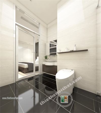Mẫu vách tắm kính đứng chung cư Thăng Long number 1 - Chị Thảo