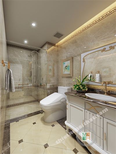Vách tắm kính căn hộ Sunrise city central