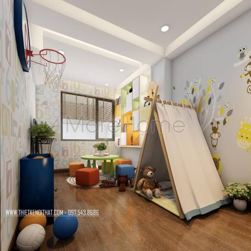 Nội thất phòng ngủ hiện đại với thiết kế ngộ nghĩnh, khơi dậy ý tưởng sáng tạo cho bé